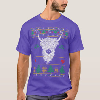 Hoogland Koe Lelijke Kerst 5 T-shirt