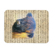 Hoogland koe magneet (Horizontaal)