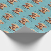 Hoogland Koe nieuw voor het beslag Cadeaupapier (Hoek)