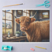  hoogland Koe ontkoppeling Tissuepapier (Craft)