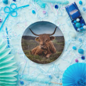 Hoogland Koe Papieren Bordje (Feest)