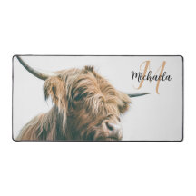 Hoogland koe portret eigen naam initiaal monogram