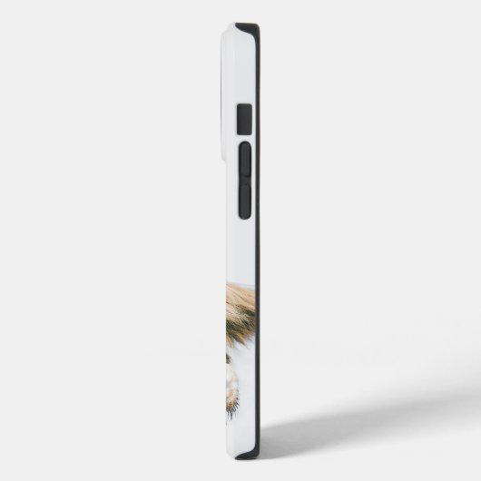 Hoogland koe portret eigen naam initiaal monogram Case-Mate iPhone case (Achterkant / Links)