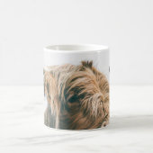 Hoogland koe portret eigen naam initiaal monogram koffiemok (Center)