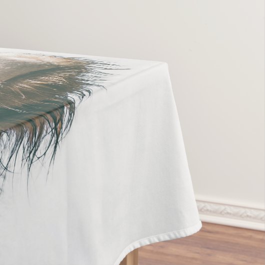 Hoogland koe portret eigen naam initiaal monogram tafelkleed (Voorbeeld)