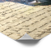 Hoogland koe poster (Hoek)