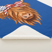 Hoogland Koe Sherpa Deken (3/4)