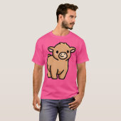Hoogland Koe T-shirt (Voorkant volledig)