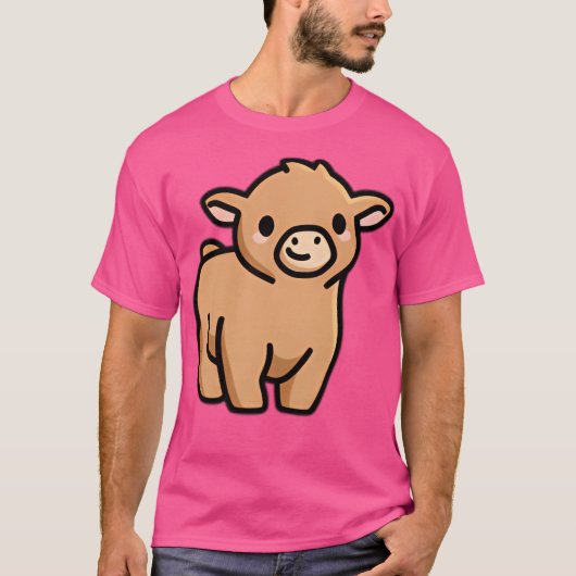 Hoogland Koe T-shirt (Voorkant)