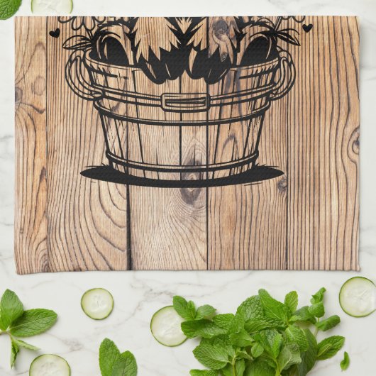 Hoogland Koe Theedoek (Gevouwen)