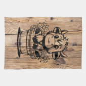 Hoogland Koe Theedoek (Horizontaal)