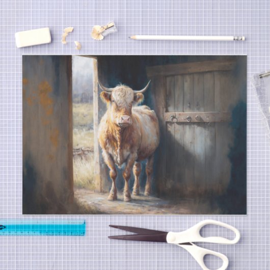 Hoogland Koe Tissuepapier (Craft)