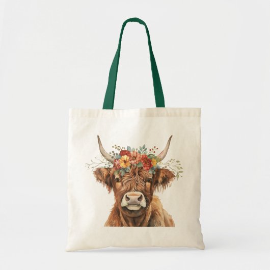 Hoogland Koe Tote Bag (Voorkant)