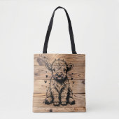 Hoogland Koe Tote Bag (Voorkant)
