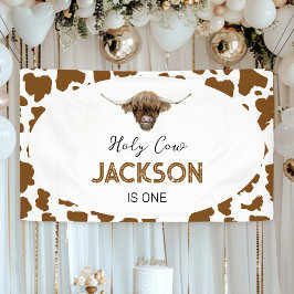 Hoogland Koe Verjaardag Spandoek