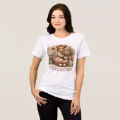 Hoogland Koe - Vriendelijkheid Tri-Blend Shirt (Voorkant volledig)