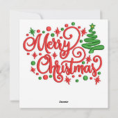 Hoogland Koe Wenskaart Feestdagenkaart (Achterkant)