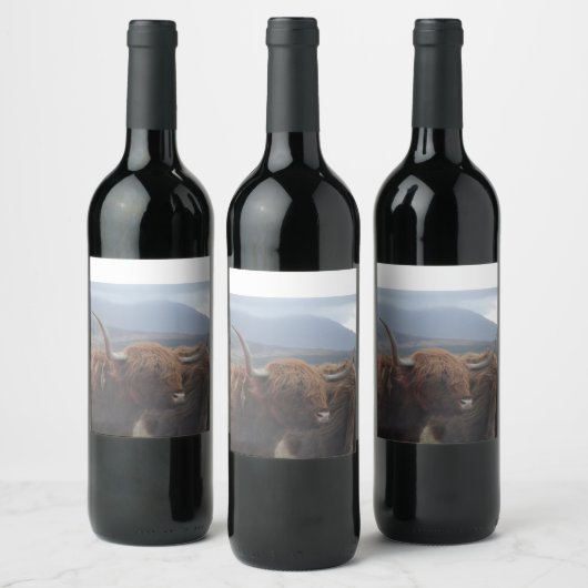 Hoogland Koe Wijn Etiket (Flessen)