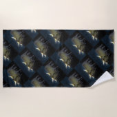 Hoogland Koeien in de donkere, dikke handdoek (Voorkant)