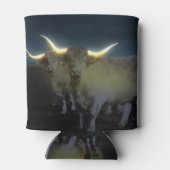 Hoogland Koeien in het donker, Koelbox Blikjeskoeler (Achterkant)