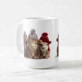 Hoogland Koeien Kerstvakantie Koffiemok (Voorkant links)