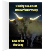 Hoogland Koeien met de gloed, de Kaart van de Dage (Binnen (Rechts))