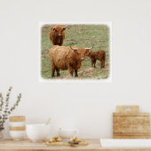Hoogland Rundvee 9Y316D-017 Poster (Keuken)