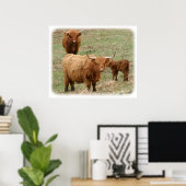 Hoogland Rundvee 9Y316D-017 Poster (Thuiskantoor)