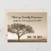 Hoogland sparen de Datum Aankondigingskaart (Voorkant / Achterkant)