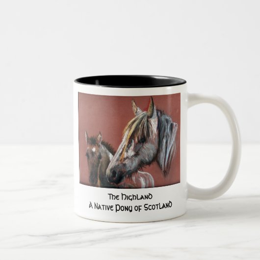 Hoogland Tweekleurige Koffiemok (Rechts)