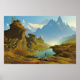 Hoogland-vallei Poster