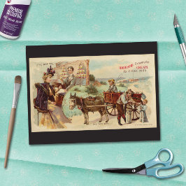 Hoogland Verdampte Cream Vintage en vaartuigen Tissuepapier