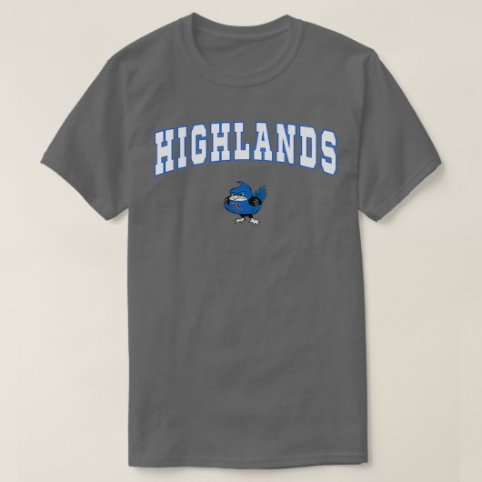 Hooglanden Blauwvogels T-shirt (Design voorkant)
