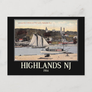 Hooglanden, New Jersey, Vintage Briefkaart