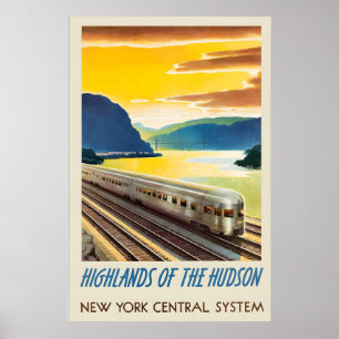 Hooglanden van de Hudson New York Central System Poster