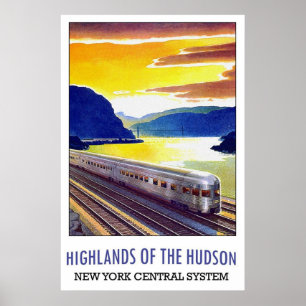Hooglanden van het centrale systeem van Hudson New Poster