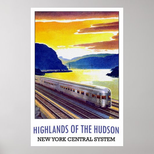 Hooglanden van het centrale systeem van Hudson New Poster (Voorkant)