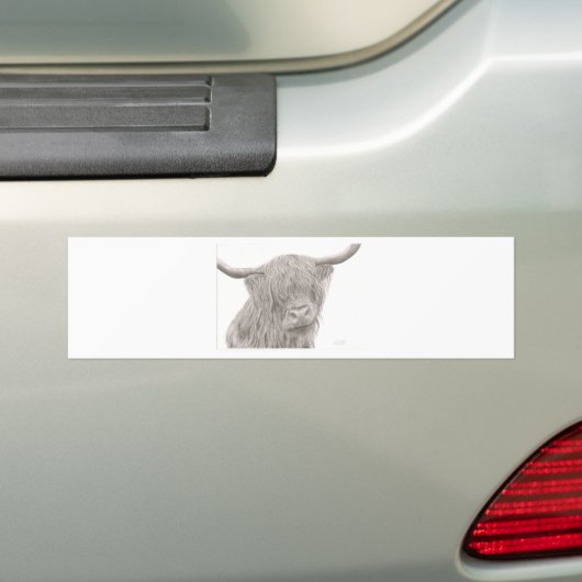 Hooglandenkool Bumpersticker (Op auto)