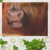 Hooglandenkool Theedoek (Gevouwen)