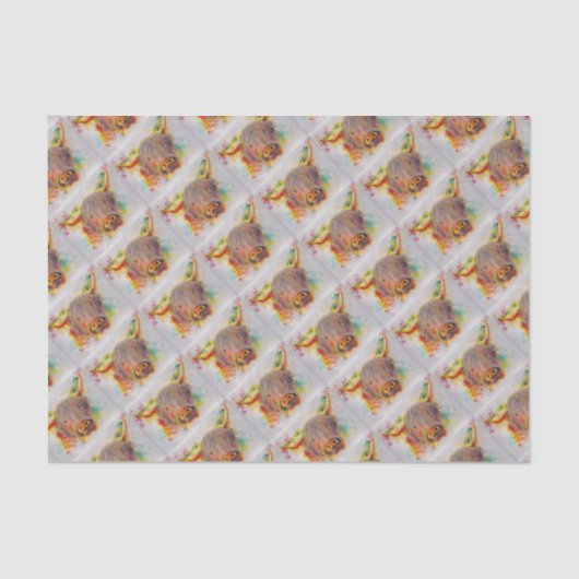 Hooglandenkool Tissuepapier (Voorkant)