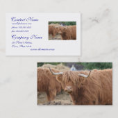 Hooglandenkool Visitekaartje (Voorkant / Achterkant)