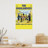 Hooglanders Britse Leger Wervingsfolder Poster (Keuken)