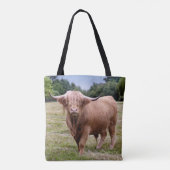 Hooglanders Koe Overal Gedrukt Tas (Achterkant)