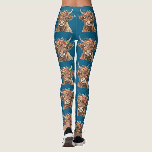 Hooglanderskoe. Leggings (Achterkant)