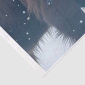 hooglandkoe dubbele belichting tissuepapier (Detail)