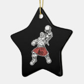 hooglandleeuw keramisch ornament (Links)