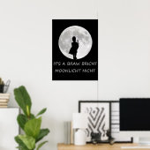 Hooglandpiper in Poster met Helle Maan (Thuiskantoor)