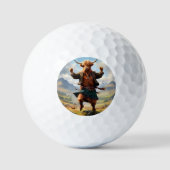 Hooglandrund Danzend De Highland Fling, Golfballen (Voorkant)