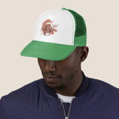 Hooglandrund - Kerstgroet Design Cadeau Trucker Pet (In situ)