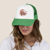 Hooglandrund - Kerstgroet Design Cadeau Trucker Pet (In situ)